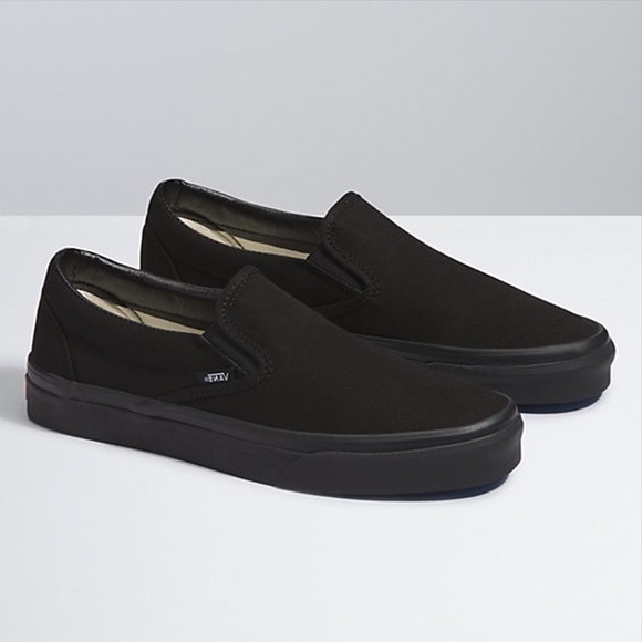 Vans Black Slip-Ons (3Y/4.5-5W) - Picture 9 of 10